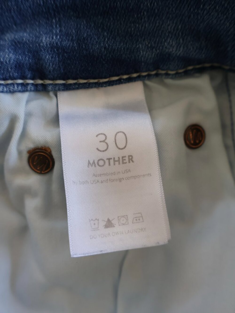 Mother Denim Insider Crop Step Jeans Size 30 - Picture 7 of 10